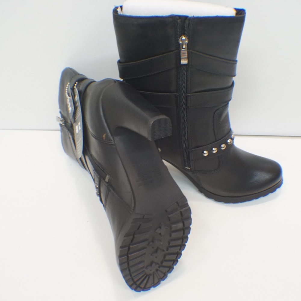 Ride Tecs 8545M Black Women boots Size 8